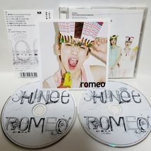 【超貴重!!!】【送料無料】SHINee★ROMEO★日本ライセンス盤 CD＋DVD 初回限定盤 キー KEY ジャケカ付き★美品 シャイニー_画像1