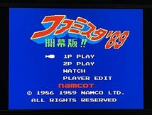 FC　ファミコン　ファミリースタジアム89　ファミスタ89　ナムコ　野球ゲーム　取説欠品_画像9