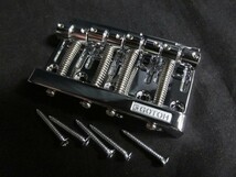 ★新品セール/最安値！★GOTOH／201B-4-C◆国産 高品質 高精度！ ４弦 ベース用ブリッジ ゴトー Chrome／クローム_画像4