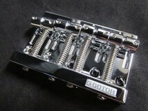 ★新品セール/最安値！★GOTOH／201B-4-C◆国産 高品質 高精度！ ４弦 ベース用ブリッジ ゴトー Chrome／クローム_画像2