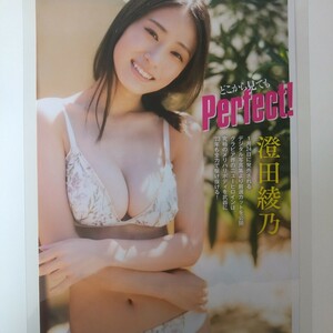 う-001『雑誌グラビア ラミネート加工』『澄田綾乃 究極のメリハリボディ 厳選カット公開』FLASH 2023年2月7日号 A4 3枚6ページ ※15