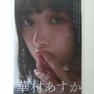 お-041『雑誌グラビア ラミネート加工』『華村あすか 儚さ 色気 水着 女優』ヤングキング 2024年3月18日号 B5 4枚8ページ ※15