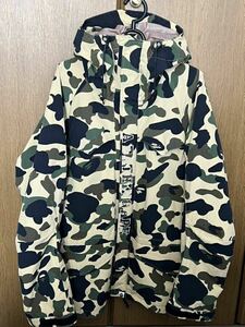 A BATHING APE アベイシングエイプ 最初期'96年1ST CAMO SNOWBOARD JACKET スノボジャケット M 木村拓哉 キムタクCM着用モデル