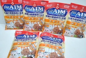 【DR-33】 キャットフード AIM クランキー チキン味 国産品 6個 まとめ売り ④