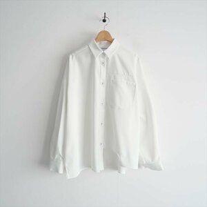 2024SS今季新作 / nagonstans ナゴンスタンス / easy care cropped shirt シャツ M / 470HS830-0250 / 2403-0752