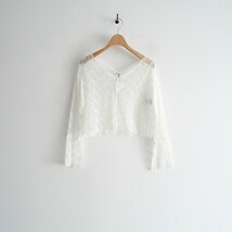 2023 / NOWOS ノーウォス / total lace blouse ブラウス / 5903005820 / 2308-1137_画像1