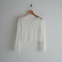 2023 / NOWOS ノーウォス / total lace blouse ブラウス / 5903005820 / 2308-1137_画像4