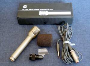 1979 year SONY ECM-260F Condenser Microphone Vintage! operation goods!2