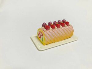 開封品◆リーメント◆ぷちサンプル◆ケーキオンパレード◆フルーツロールケーキ