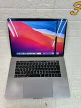 ジャンク MacBook Pro 15インチ Touch Bar＋Touch ID (Mid 2017) Core i7 3.1GHz/16GB/SSD512GB_画像1