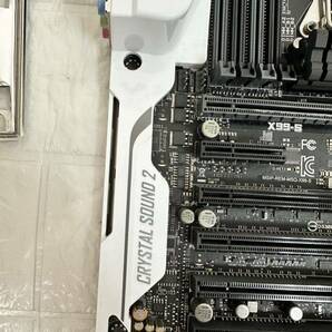 ★中古品 BIOS確認 ASUS X99-S マザーボード Intel X99 LGA 2011-v3 IOパネル付属★の画像8