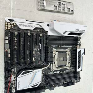 ★中古品 BIOS確認 ASUS X99-S マザーボード Intel X99 LGA 2011-v3 IOパネル付属★の画像3