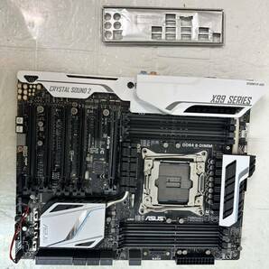 ★中古品 BIOS確認 ASUS X99-S マザーボード Intel X99 LGA 2011-v3 IOパネル付属★の画像2