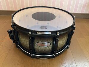 GW限定特価　Pearl パール スネアドラム リファレンス超極厚シェル14“x6.5”RF1465S/C中古品