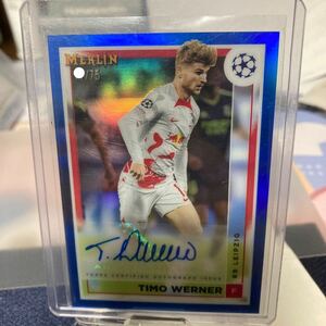 2021-22 Topps Finest Timo Werner auto /150 直筆サインカード