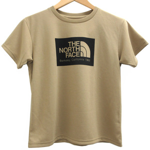 ザノースフェイス Tシャツ 半袖 クルーネック ブラウン ブラック サイズ 140 135-145cm キッズ 子供用 NTJ32441 未使用 THE NORTH FACE