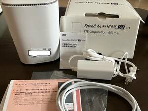 Speed Wi-Fi HOME 5G L11 ZTR01 Home router 2022 year 11 month made free shipping KDDI judgment 0