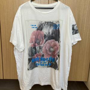 カートコバーンNobody dies a virgin Life fuck us All Tシャツ白ホワイトNIRVANA