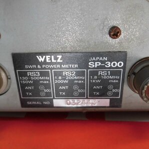 ★☆【現状品】 WELZ SWR＆パワーメーター SP-300☆★の画像4