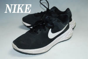 ◆DSC6365◆驚愕の完全売り切り！ナイキ◆NIKE/Wレボリューション6/23㎝/ブラック/ロー/軽量◆最強スニーカー！存在感抜群！注目の１足！