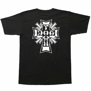 Dogtown Skateboards (ドッグタウン) Tシャツ Cross Logo T-Shirt Black ブラック （L） スケボー SKATE SK8 スケートボード