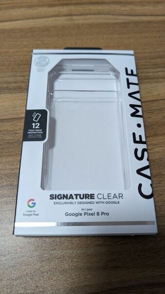 Google Pixel 8 Pro 用 Case-Mate シグネチャー クリアケース