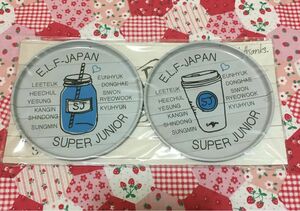 SUPER JUNIOR スーパージュニア SJ ファンクラブ FC ELF JAPAN エルプ コースター 新品未開封 