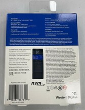 【新品・未開封品】ウェスタンデジタル　WD Blue SN580 NVMe SSD 500GB (WDS500G3B0E-00CHF0)_画像2