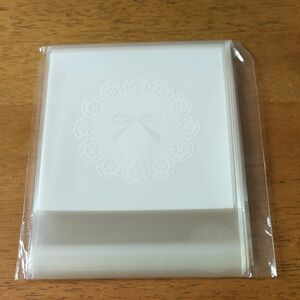 10×10　約40枚　テープ付opp袋