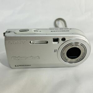 SONY Cyber-shot サイバーショット DSC-P100 デジタルカメラ コンパクトデジタルカメラ シルバー ソニー 替えバッテリー・ソフトケースの画像2