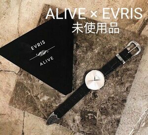 ★■ 未使用品 EVRIS × ALIVE コラボ レディース 腕時計 電池交換済み