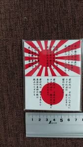 旭日旗、マグネット、文字あり、国旗、デカール、バイナル2枚1組ＳＳ02