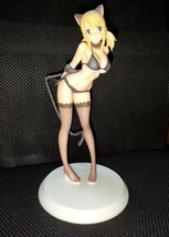 激レア　正規品　FAIRY TAIL フェアリーテイル　ルーシィ・ハートフィリア　完成品フィギュア　黒猫　オルカトイズ_画像1