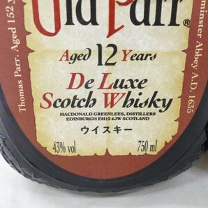 Grand Old Parr DeLuxe オールドパー 12年 特級 4本セット 760ｍｌ 750ｍｌ 43％ スコッチウイスキーの画像4