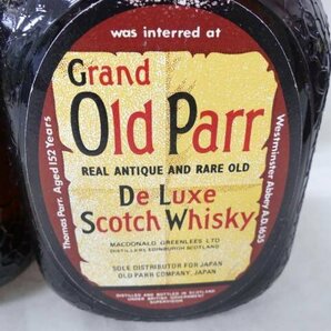 Grand Old Parr DeLuxe オールドパー 12年 特級 4本セット 760ｍｌ 750ｍｌ 43％ スコッチウイスキーの画像3