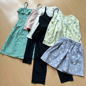  superior article girl 6 point set set sale set sale 120.BEAMS 10 part height skirt ska tsu tops long sleeve T shirt One-piece 