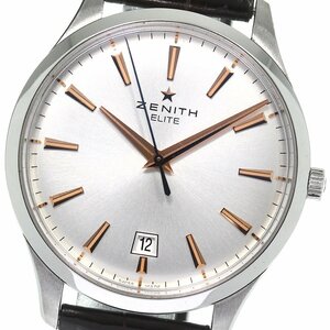 ゼニス ZENITH 03.2020.670/01.C498 キャプテン エリート デイト 自動巻き メンズ 保証書付き_807493