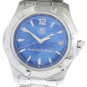  TAG Heuer TAG HEUER WAF211P Aquaracer sa light Pacific Ocean limitation 300ps.@ self-winding watch men's written guarantee attaching ._800830