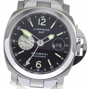  Panerai PANERAI PAM00161ru Minaux ruGMT Date self-winding watch men's _808401