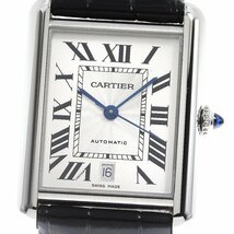 カルティエ CARTIER WSTA0040 タンクマスト XL デイト 自動巻き メンズ 良品 _810235_画像1