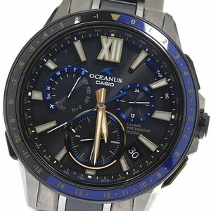 カシオ CASIO OCW-G1200-1AJF オシアナス GPS デイト ソーラー電波 メンズ 箱付き_811362