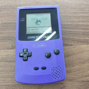 動作品 Nintendo GAME BOY COLOR ニンテンドー ゲームボーイ カラー 本体 CGB-001の画像1