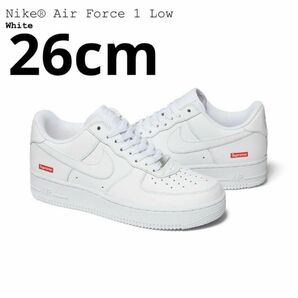 新品未使用Supreme × Nike Air Force 1 Low "White" 26.0cm US8 ステッカー付