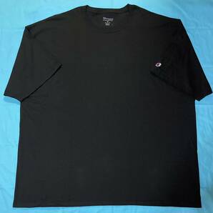 チャンピオン ブラック スーパーBIGTシャツ メンズ大きいサイズ4XLの画像2