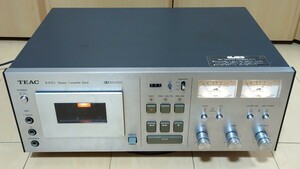 【倉庫整理】昭和レトロ 当時物 TEAC ティアック ステレオ カセットデッキ A-630 通電確認済[USED STEREO CASSETTE DECK A630]【ジャンク】