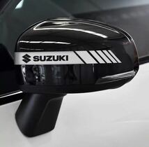 限定　SUZUKI　スズキドアミラーピラーステッカー2点セットスイフトワゴンR_画像3