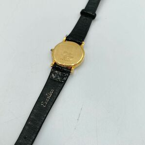 動作品 SEIKO セイコー Exceline 18KT 750 ダイヤ4P レディース 腕時計 1F20-0D90 ゴールド 時計 クオーツ の画像7