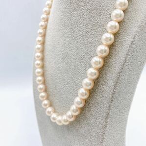 Pearl パール 真珠 ネックレス あこや 本真珠 K14 WG 金 大珠 照り 白 ピンク の画像3
