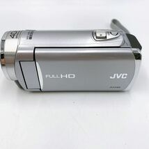 動作品 良品 JVC Everio GZ-E180 ハイビジョン メモリムービー ハンディカム KENWOOD ビデオカメラ シルバー ☆1円スタート_画像4