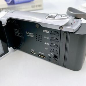 動作品 良品 JVC Everio GZ-E180 ハイビジョン メモリムービー ハンディカム KENWOOD ビデオカメラ シルバー ☆1円スタートの画像8